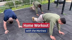 Our Marines have workouts you can do at home to maintain your physical and emotional health. #InThisTogether U.S. Marine Corps | U.S. Embassy Beirut