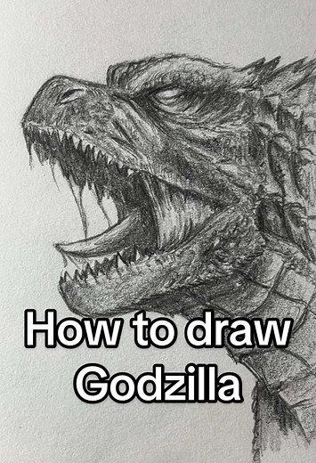 How to Draw Godzilla Easy Step by Step for Kids