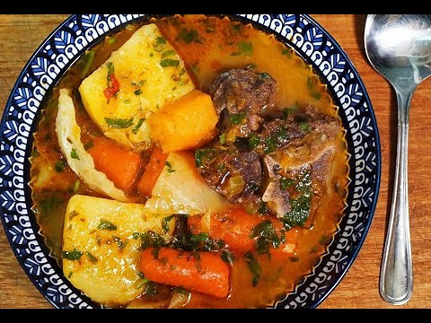 Beef Bone Soup #SoupSeason | CaribbeanPot.com