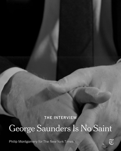 After a convocation speech he gave about practicing kindness went viral, the writer George Saunders earned a public reputation for goodness — a narrative that he resists. On “The Interview,” Saunders explains how he’s just as flawed as anyone else. Read, watch or listen here. https://nyti.ms/3Z3u0yT | The New York Times