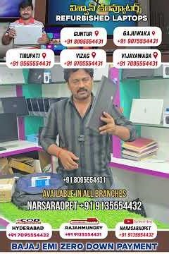 Best Secondhand Coding Laptops in Narasaraopet 💻 Budget Developer Setup! #students