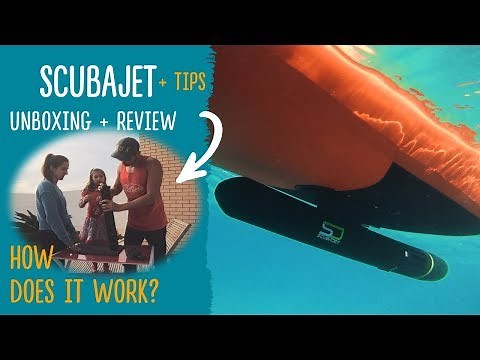 SCUBAJET Review & Unboxing - multipurpose propulsion jet system and dive scooter