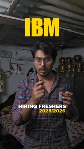 Shamshu Talks on Instagram: "🚨 IBM is Hiring Freshers! 💼 | 2025 & 2026 Batch | Salary up to ₹6 LPA 💰 Big news for all tech students! 🚀 IBM is hiring Associate System Engineers across India — perfect for freshers and 2025–2026 graduates. 📍 Locations: All major cities (Bangalore, Pune, Hyderabad, Chennai, Delhi & more!) 🎓 Eligibility: B.E / B.Tech (CSE, IT, AIML, DS, Cloud, AI, Cybersecurity, etc.) 💰 Salary: ₹3 – ₹6 LPA (expected) 🧠 Skills: Java / C++ / Python / Node.js 📢 No active backlo