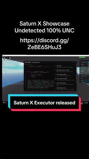 Saturn X Executor #fyp #exploits #hack #windows #roblox