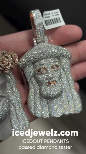 Iced-Out Jesus Pendant Crafted For Faith, Power, And Legendary Shine #icedjewelz