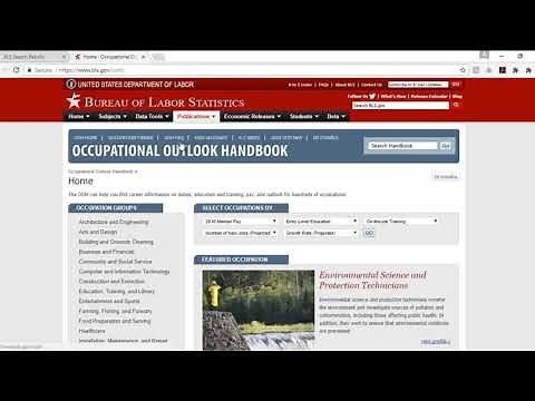 Occupational Outlook Handbook