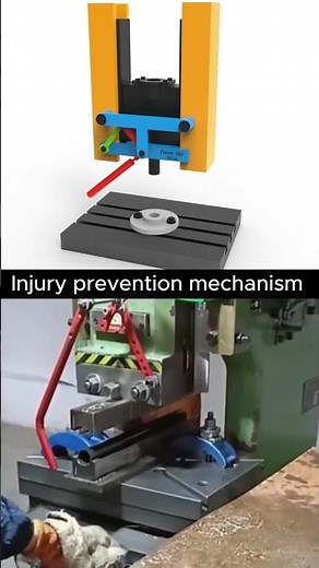The clever mechanical design saving lives in factories #engineering #mechanism