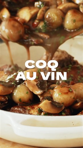 How a Chef Makes Authentic Coq au Vin at Home. Full video up now.