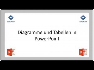 Diagramme und Tabellen in PowerPoint