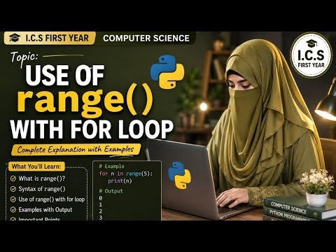 Use of range() with For Loop in Python | ICS First Year Computer Science