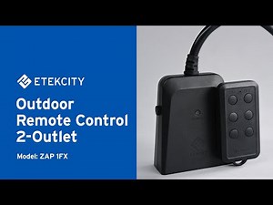 Etekcity | Zap Outdoor Remote Control 2-Outlet (ZAP 1FX)