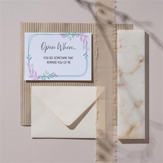 Open When Cards Printable | Friendship Encouragement | Best Friend Gift | Long Distance Friend Letter | 10 Printable Cards Instant Download - Etsy