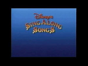 Opening and Closing to Disney Sing-Along Songs - Zip-a-Dee-Doo-Dah 1991 VHS