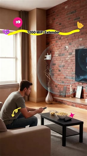 1200Mbps WiFi Extender,WiFi Signal Booster,Dual Band 5GHz/2.4GHz WiFi Range Extender,Wireless Repeater with Ethernet Port,Covers 10,000 sq. ft & 100 Devices,WIFI Repeater for Home Office,Gifts