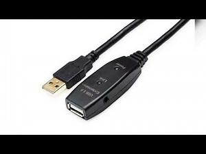 Review: 50 Feet Active USB Extension Cable 2.0 Male to Female with 2 Extension chipsets Signal...