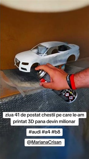 3D Printed Audi A4 B8 – Priming & Surface Preparation for a Clean Finish