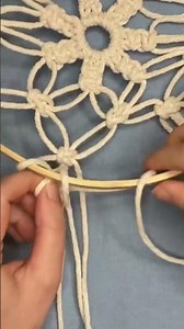 How to make a macrame dream catcher Traumfänger Atrapasueños Tutorial DIY