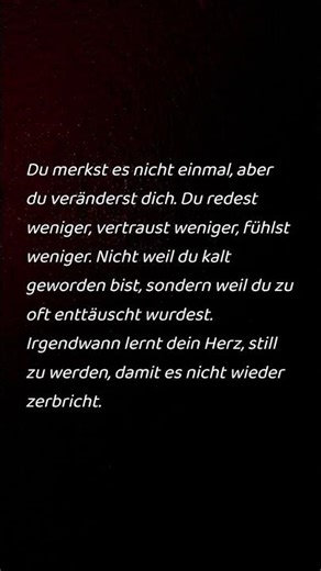 Du wirst still… und niemand merkt warum #DunkleGedanken #Psychologie #Emotionen