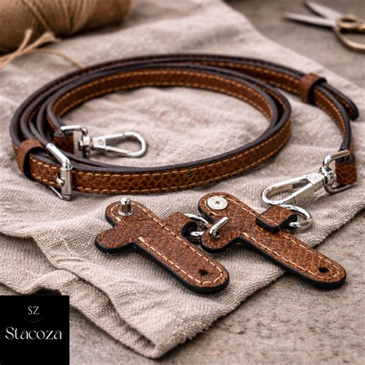 Leather Bag Strap, Leather Crossbody Strap, Purse Strap Extender, Bag Strap, Leather Mini Pouch, Le Pilage Mini Leather Strap Kit - Etsy