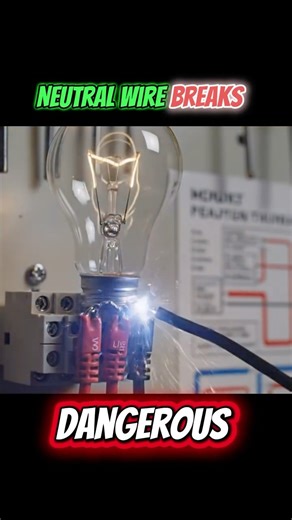 What happens if neutral wire breaks?
