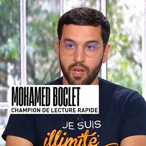 1.6M views · 1K reactions | Rencontre avec Mohamed Boclet, champion de lecture rapide | Clique | Facebook