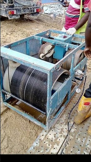 Diaphragm Wall-Verticality Test by using Koden Equipment#construction #neomcity #warzone #viral