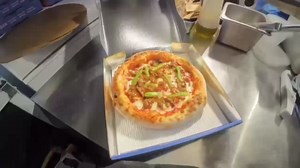 Indoor Pizza Oven- 12’’ Electric Pizza Maker with Dual Temperature Control, Heats up to 800°F, Heat-Insulated Countertop Pizza Oven with Ceramic Baking Stone, Crispy Crust Pizzas in Minutes