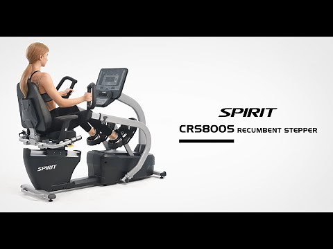 Total Body Exercise with the CRS800S Recumbent Stepper by Spirit Fitness