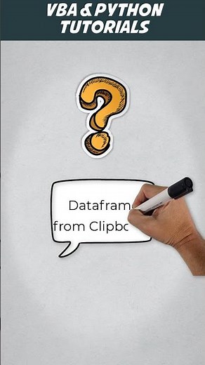 How To Create Pandas Dataframe From Clipboard #Shorts
