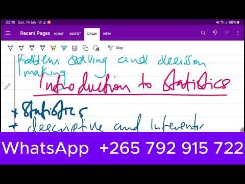 #001 INTRODUCTION TO STATISTICS