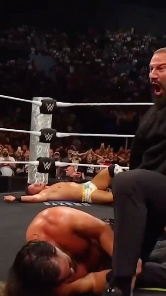 Had a feeling The Vision would pop up sooner or later to get their payback on Seth Rollins 👀 #WWERaw