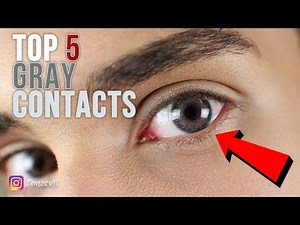 TOP 5 Gray Contact Lenses | Fonzevil