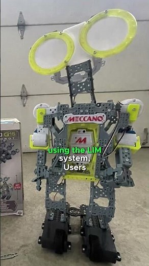 Meccano Super Construction Set #meccano #robot #humanoides #usa #shorts #meccanoid #humanoidrobot