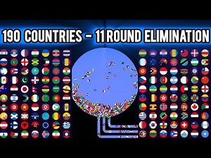 190 Countries - 11 Round Ultimate Elimination | WORLD MARBLE RACE