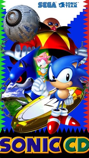 @research.division on Instagram: "Sonic CD (1993) dir. Hirokazu Yasuhara | SEGA Animation by Toei Animation Developed for the Sega CD, Sonic CD expanded the series visual identity with time travel, experimental level design, and one of the most distinctive soundtracks in early Sonic history. The Japanese version amplified this tone: atmospheric music, sharper gradients, and an animated opening produced by Toei Animation, framing Sonic through rapid cuts and dynamic posing. Praised for its ambiti