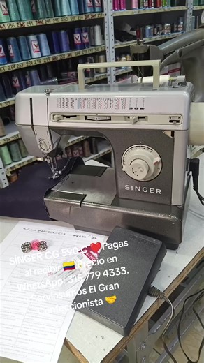 SÍNGER CG 590 C ❤️ GARANTIZADA 😎 PAGAS AL RECIBIR 🇨🇴 PRECIO EN WHATSAPP #maquinadecoser #servinsumoselgranconfeccionista #SINGERCG590C #maquinadecosersinger