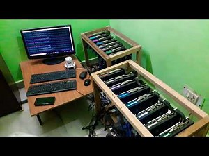 Ethereum Mining Setup 220 Mh/s Rx 580 8 Gpu mining rig Delhi