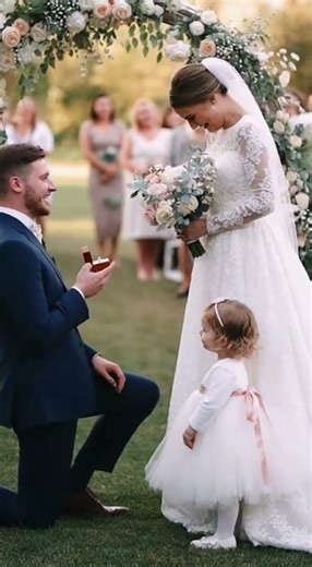Dad Proposes to Mom… But Their Toddler Says “We’ll Marry You Too!” 😂💍