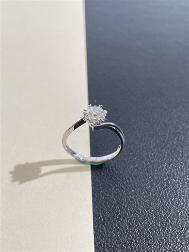 Natural Round Diamond Engagement Ring, Certified Oval & Marquise Diamond Ring, Anniversary Ring, Bridal Wedding Ring, Promise Ring Gift - Etsy