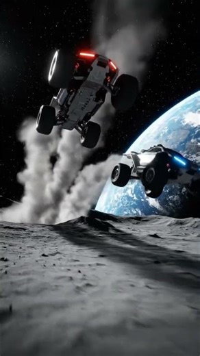 Moon Racing 2075 | The Future of Off-World Motorsports #veo3 #automobile #aishortfilm