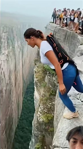 Wow amazing jump cliff😱 #shorts #cliff #jumping