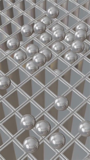 The Perfect Ball Drop Loop 🔁 Blender Satisfying Animation #shorts #animation #asmr