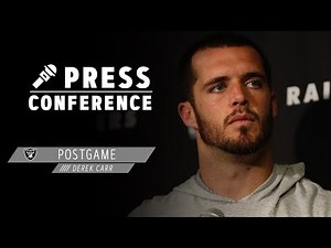 Raiders’ Derek Carr Claps Back at Reporter Who Asked About Benching [WATCH]