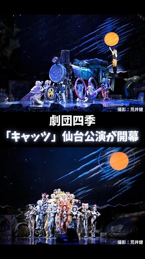 仙台つーしん 【仙台の情報を素早く発信】 on Instagram: "劇団四季のミュージカル『キャッツ』 仙台公演が開幕🎉 キャッツは“年に一度、都会の夜のゴミ捨て場で開かれる、猫たちの舞踏会の物語”🐈 仙台での公演は12年ぶり‼️ 24匹の個性豊かな猫たち"ジェリクルキャッツ"がダイナミックに踊り、歌い、その姿から目が離せません‼️ 会場に一歩足を踏み入れると、そこには都会のゴミ捨て場が⁉️ キャッツ・ワールドが広がります✨✨ 「ご当地ゴミ」と呼ばれる宮城・仙台ならではのゴミのオブジェもあり、探すのも楽しいです☺️♪ 猫の目線に合わせて、実物の約3倍サイズで作られているんだそう👀 東京エレクトロンホール宮城で8月20日までですよ〜🐱 公演情報やチケットについては 【劇団四季】で検索してみてくださいね🔎 仙台で観られるこのチャンスをぜひお見逃しなく😆 ※舞台写真は劇団四季さんからご提供いただきました。 撮影:荒井健さん 素敵なお写真ありがとうございます🙇‍♀️ #劇団四季 #キャッツ #仙台公演 #12年ぶり #ミュージカル #東京エレクトロンホール宮城 #仙台つーしん