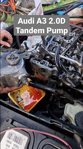 Audi A3 2.0tdi Tandem Pump removal for repair.