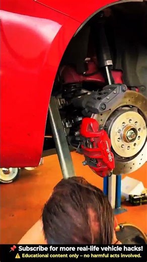 Removing the Suspension Spring Made Easy 🔧 | Car Repair Hack 🚗 #shorts