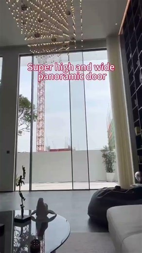 Extra large & extra tall sliding door, unlimited view for your home.