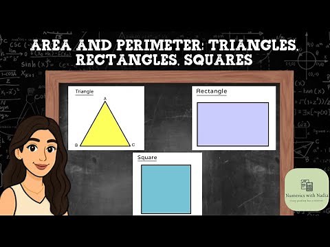 Area and Perimeter PART ONE | How to Find Area and Perimeter of Triangles, Rectangles, and Squares
