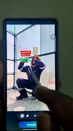 Water Physics or Magic? Created with Samsung S25 Ultra AI 🌊#shorts