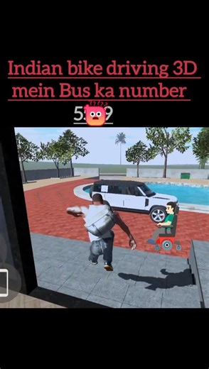 Indian bike driving 3D mein Bus ka number kaise add Karen